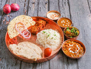 Veg Shahi Deluxe Thali