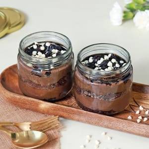 Chocolate Truffle Jar Cake (1Pc)