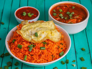 Chicken Triple Sichuan Steam Rice