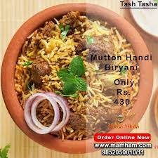 Mutton Handi Dum Biryani