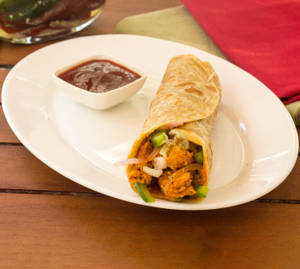 Chicken tikka roll
