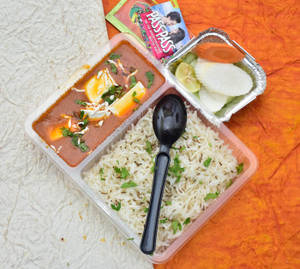 Kadhai Paneer with Rice