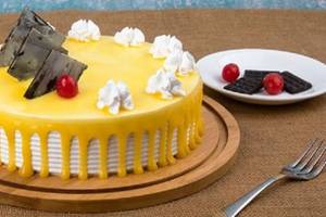 Eggless Pineapple Cake