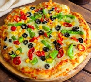 Red Paprika Sweet Corn Capsicum Pizza [8 Inches]