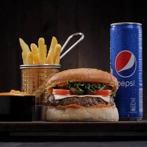 Spicy Burger Meal Beef