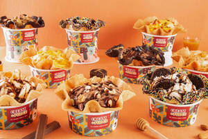 2 Scoops & 4 Toppings