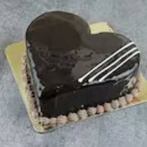 chocolate truffle heart cake (500 gram)