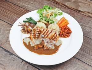 Garlic Pepper Chicken Steak