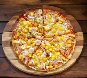 Sweet corn pizza