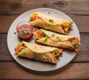Single Veg. Kathi Roll