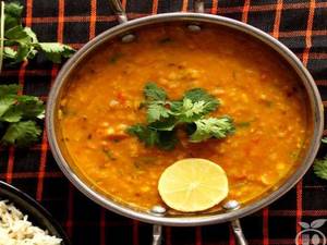 Dal Fry Serve With Plain Rice