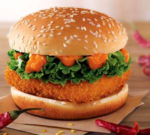 Crispy Paneer Burger   