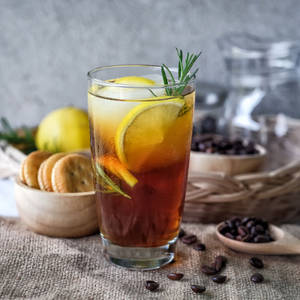 Iced Black Lemon Coffee