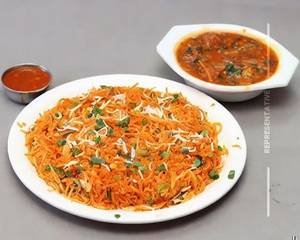 Veg Schezwan Triple Fried Rice