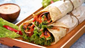 Tandoori Chicken Shawarma Roll