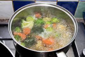 Boiled vegetables