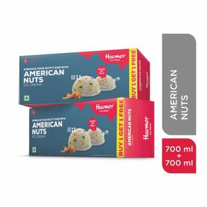 American  Nuts Ice Cream [700 Ml + 700 Ml]