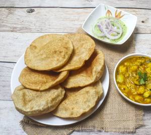 Aloo Subzi + Poori 