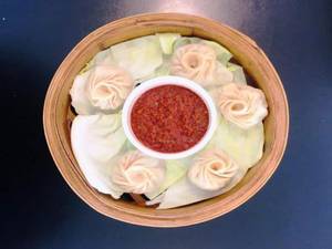 Cheese Veg Momos (5 Pcs)