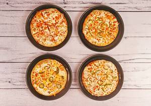 Veg Four Double Pizza Combo