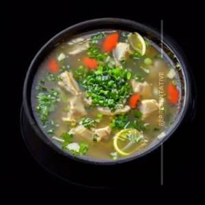 Lemon Coriander Chicken Soup