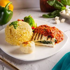 Stuffed Paneer  Shashlik With Peanut Sauce