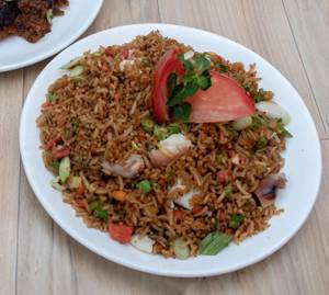 Chicken Manchurian Fried Rice 