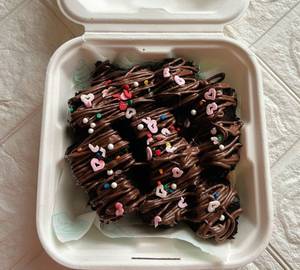 Nutella Topped Brownie Bites (150 Grms)