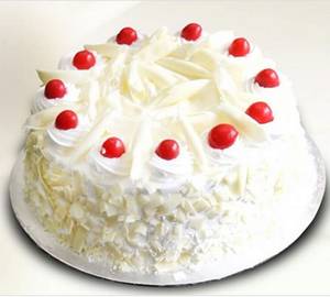 Eggless White Forest Cake [1 Pound]