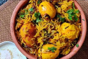 Egg biryani