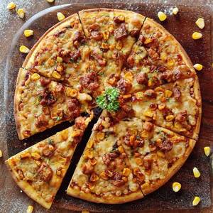 BBQ chicken pizza