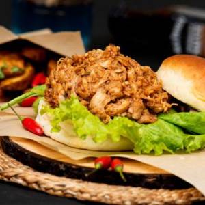 Pulled Chicken Burger[NEW]