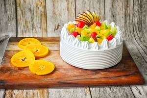 Vanilla Fresh Fruit Cake