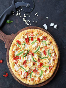 Paneer Pepper Pizza