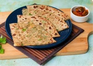 Green Peas Paratha