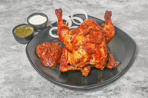 Grill Chicken Half With Two Kuppus