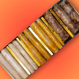 3 Types Assorted Putharekulu Gift Box (12 Pcs)