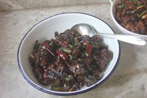 Mutton Chilly Dry