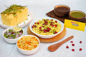 Poha+Dhokla+Jalebi Combo                                     