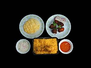 Ummachis Budget Biriyani With Chicken 65 Combo