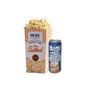 Regular Salted Popcorn And Classic Cold Coffee