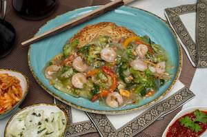 Pan Fried Noodles [Prawns]
