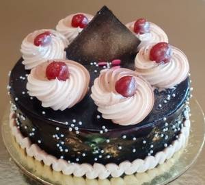 Black Forest Cake. Cake decoration may vary from displayed image in actual order.