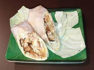 Chicken Cheese Open Shawarma