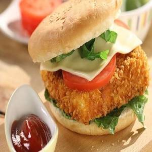 Cheesy Paneer Burger