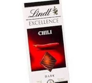 Lindt excellance chilli dark chocolate 100 gm