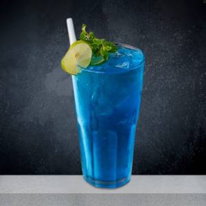 Blue Lychee Mocktail