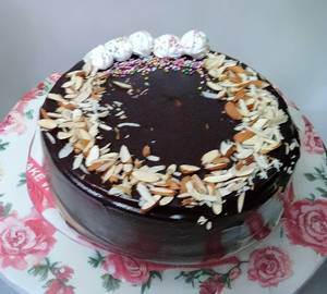 Choco Almond Cake 1kg Eggless