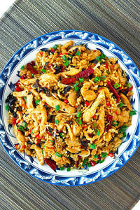 Chicken Chilly Garlick Fried Rice