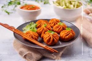 Veg Pan Fried Momos [ 5 pieces ]